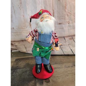 Annalee 2010 Workshop Santa xmas decor train tools Mistletoe